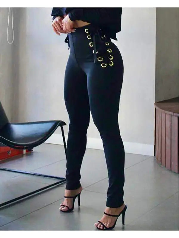 High Waisted Laceup
