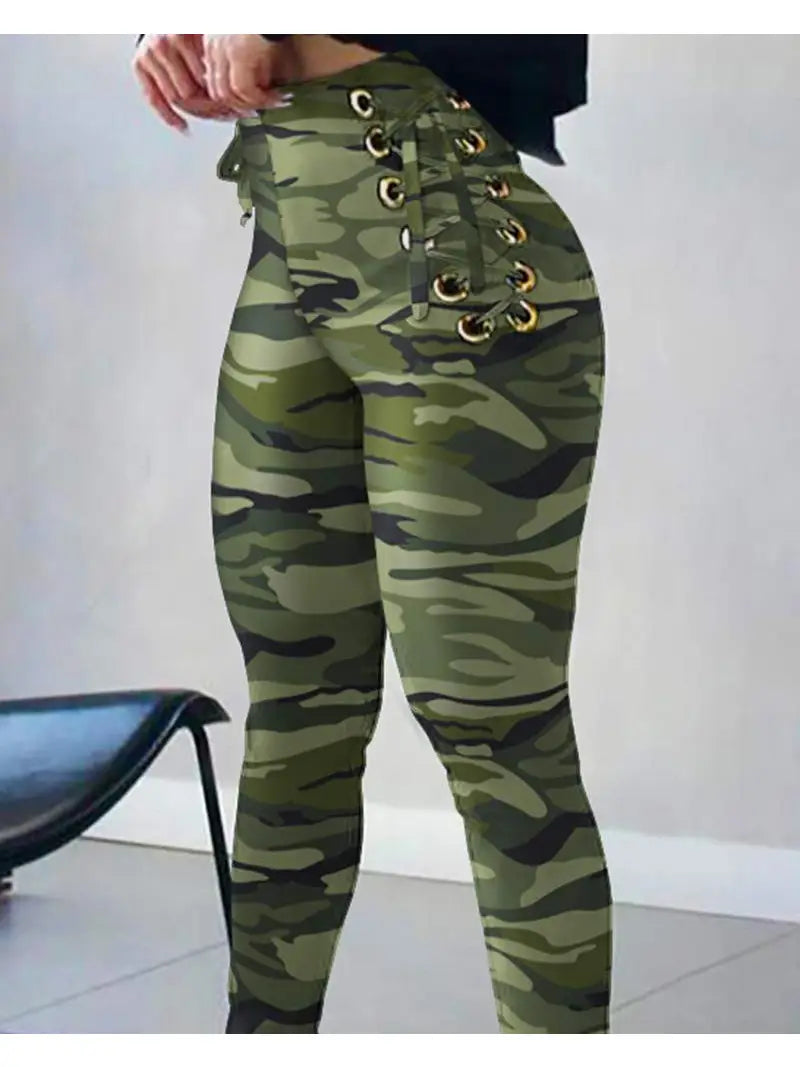 High Waisted Laceup